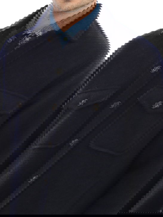Tintoria Mattei Overshirt Tintoria Mattei Blu Acquista Ora