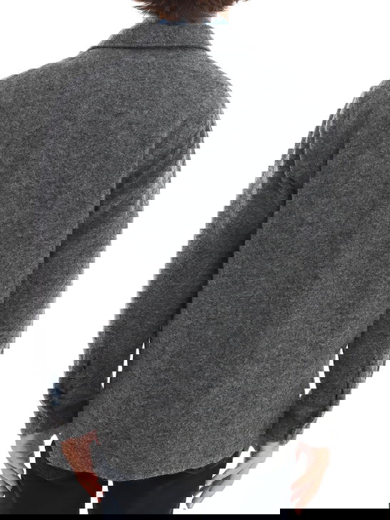 Tintoria Mattei Overshirt Tintoria Mattei Grigio Consegna Veloce
