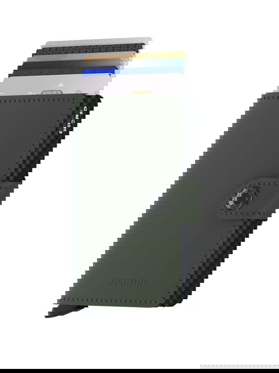 Secrid Portafoglio Secrid Matte Verde-Nero Saldi Di Fabbrica