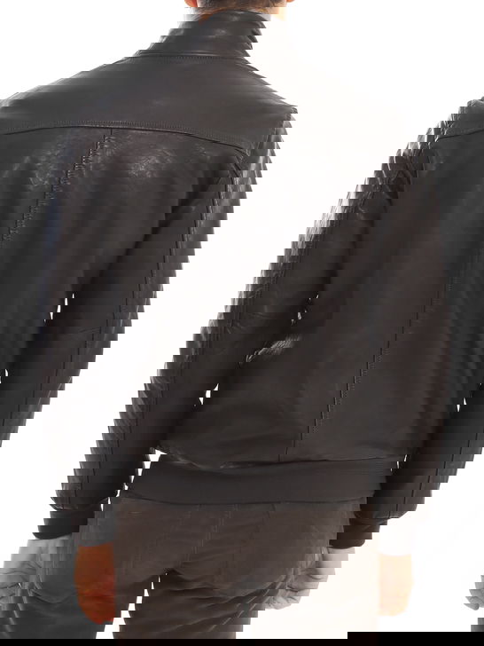 Proleather Giubbino Proleather Pelle Marrone Soddisfazione Garantita