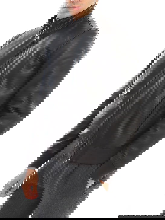 Proleather Giubbino Proleather Pelle Marrone Qualità Garantita