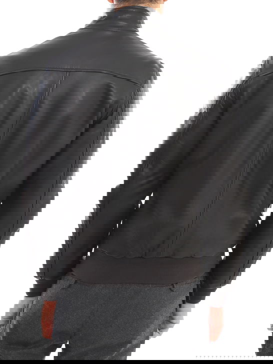 Proleather Giubbino Proleather Pelle Marrone Qualità Garantita