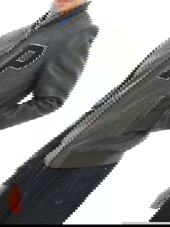 Proleather Giubbino Proleather College Grigio Negozi Online