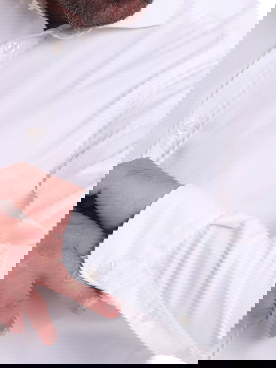 Bastoncino Camicia Bastoncino Gabardina Bianco Shopping Online