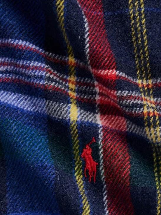 Polo Ralph Lauren Sciarpa Polo Ralph Lauren Scozzese Blu Negozi Online