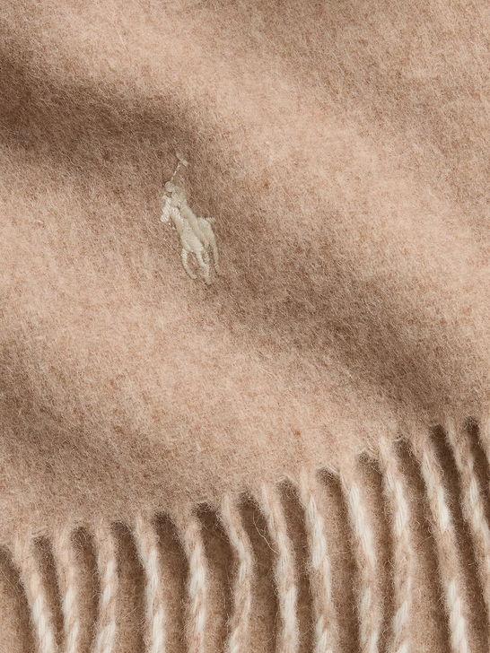 Polo Ralph Lauren Sciarpa Polo Ralph Lauren Double-Face Beige Promozione Limitata