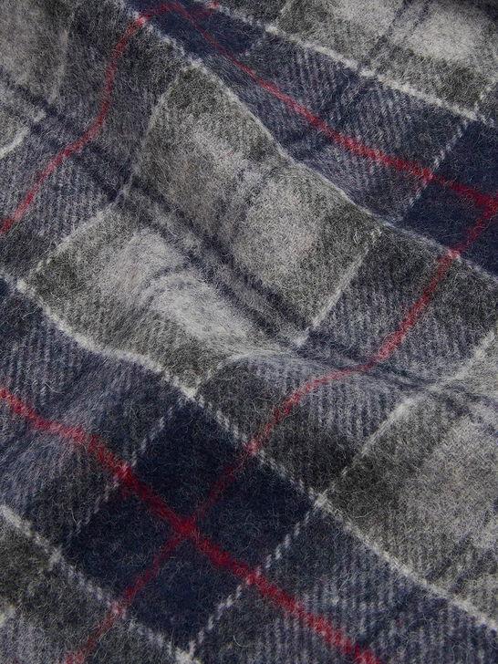 Barbour Sciarpa Barbour Tartan Grigio Fino Al -60%