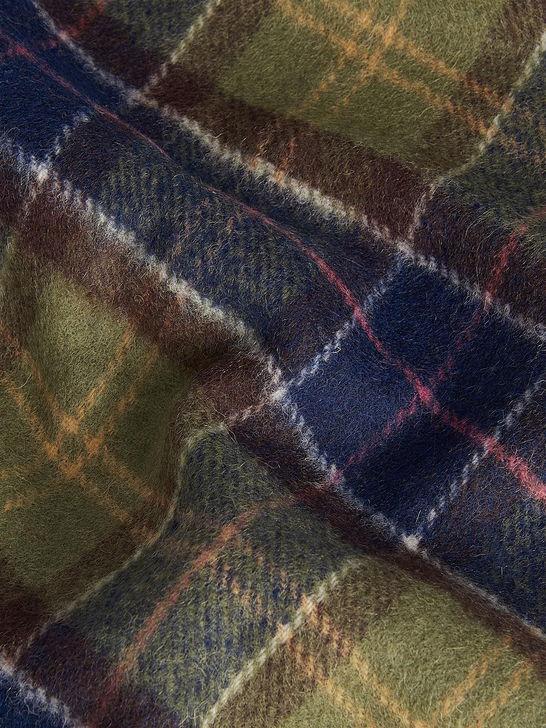 Barbour Sciarpa Barbour Tartan Verde Sottocosto