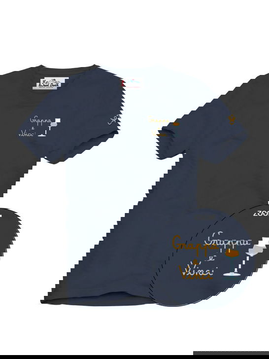 Mc2 Saint Barth T-Shirt MC2 Saint Barth Blu Vendite Flash