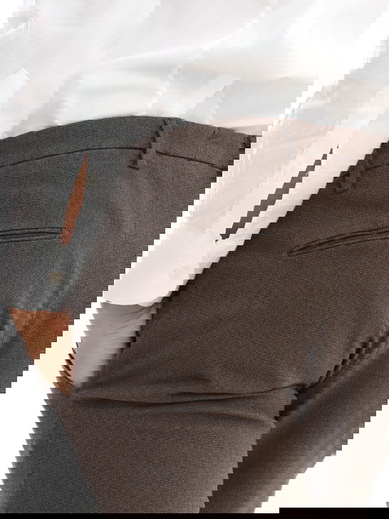 Briglia 1949 Pantaloni Briglia 1949 Microstruttura Marrone Offerta