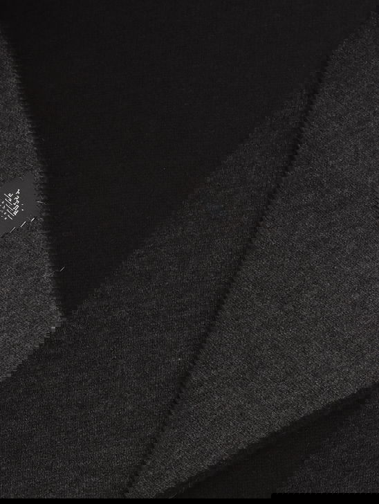 Barna Cashmere Sciarpa Barna Cashmere Bicolore Nero/Grigio In Linea