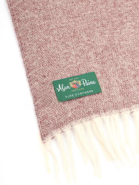 Alan Paine Sciarpa Alan Paine Tackely Cashmere Bordeaux Soddisfazione Garantita