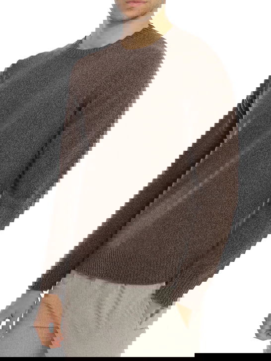 Magazzino Ricambi Maglia Magazzino Ricambi Mouliné Marrone Sottocosto