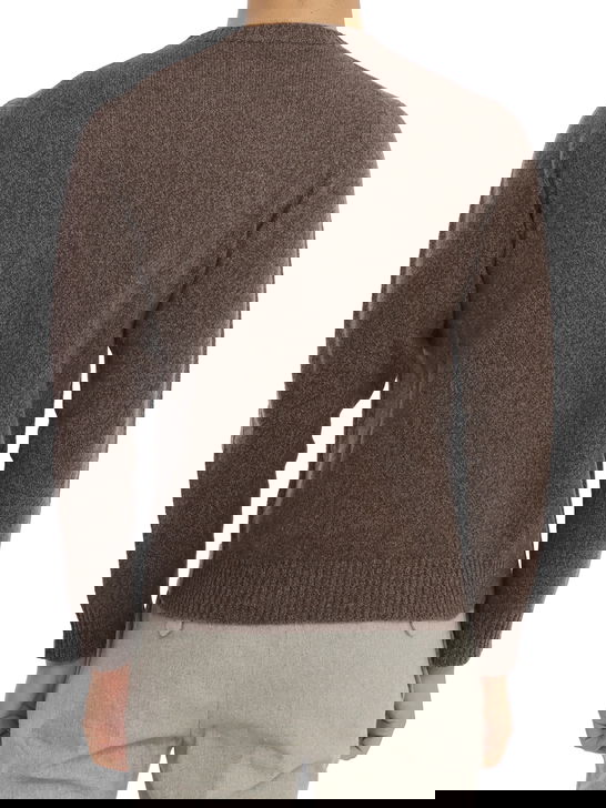 Magazzino Ricambi Maglia Magazzino Ricambi Mouliné Marrone Sottocosto