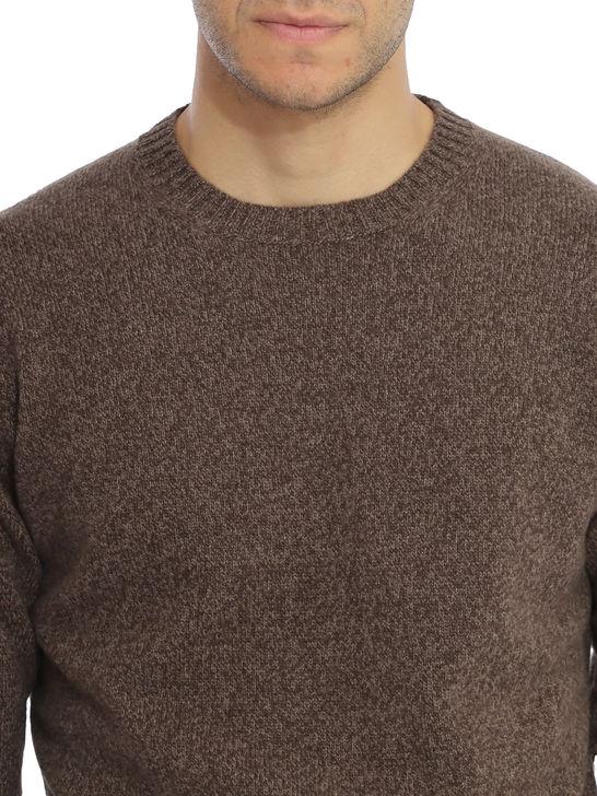 Magazzino Ricambi Maglia Magazzino Ricambi Mouliné Marrone Sottocosto