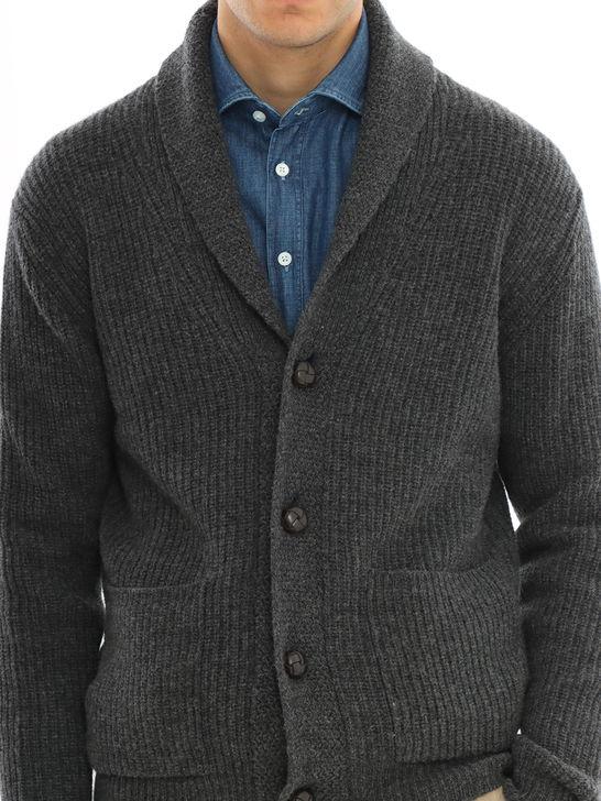 Rakki Cardigan Rakkì Sciallato Grigio Economico