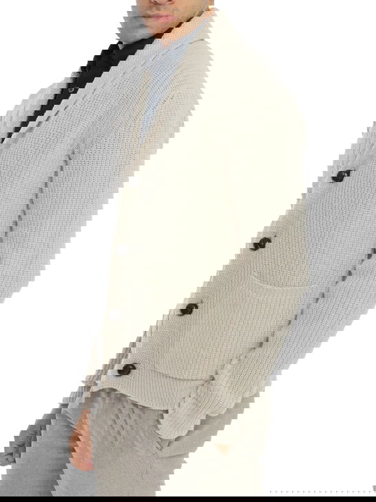 Rakki Cardigan Rakkì Sciallato Bianco Outlet