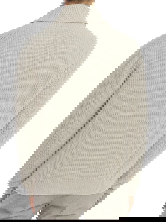 Rakki Cardigan Rakkì Sciallato Bianco Outlet