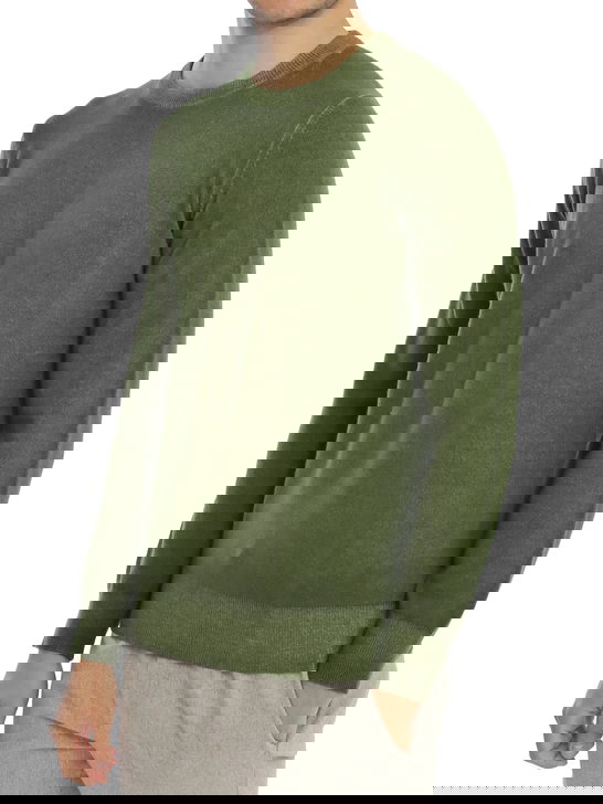 Kangra Maglia Kangra Cashmere Verde 50% di sconto per tempo limitato