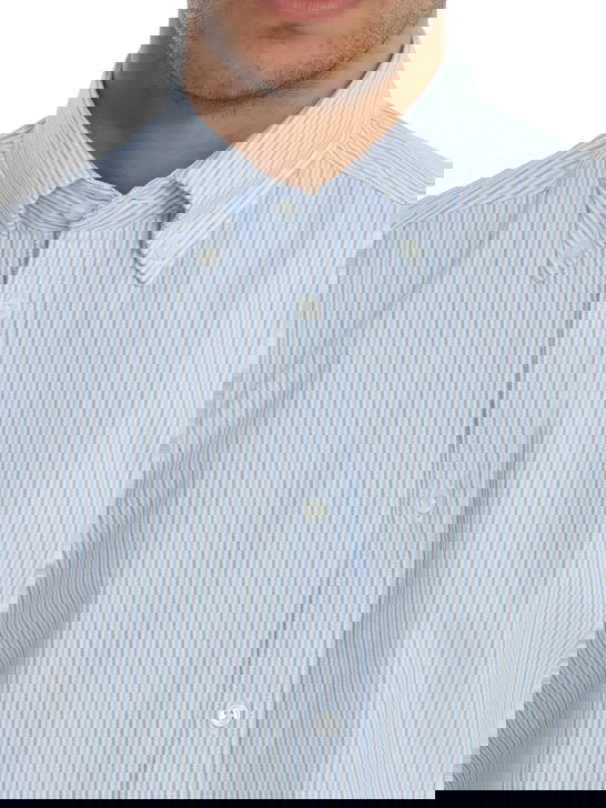 B.D. Baggies Camicia B.D. Baggies Oxford Bianco/Celeste Italia