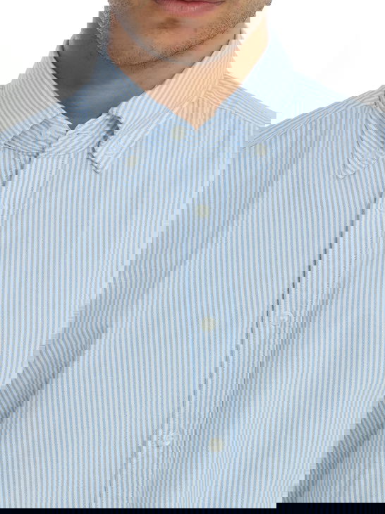 B.D. Baggies Camicia B.D. Baggies Oxford Bianco/Celeste Nuovo