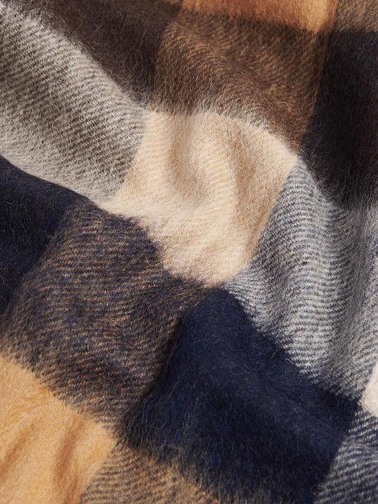 Barbour Sciarpa Barbour Quadri Beige Hotsell