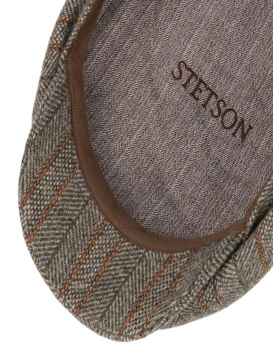Stetson Coppola Stetson Hatteras Herringbone Stripe Grigio Spedizione gratuita