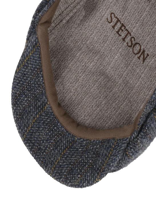 Stetson Coppola Stetson Hatteras Herringbone Stripe Blu Sconto di tempo limitato