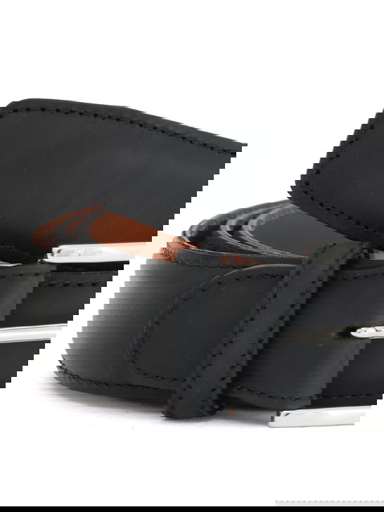 Berwick 1707 Cintura Berwick 1707 Pelle Cross Nero Smaltimento dello stoccaggio