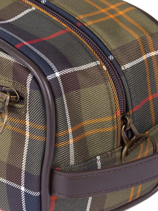 Barbour Trousse Barbour Tartan Washbag Verde Bestseller