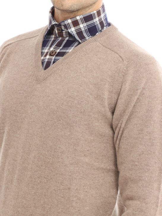 Alan Paine Maglia Alan Paine Kilsyth Beige Latest stili