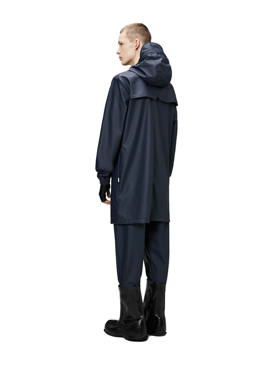 Rains Impermeabile Rains Long Storm Breaker Blu Fino al 50% di sconto