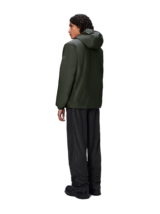 Rains Giubbino Rains Lohja Insulated Jacket Verde Super sconto