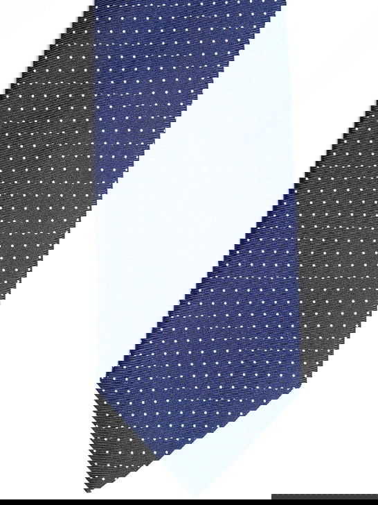Holliday u0026 Brown Cravatta Holliday & Brown Stampata Blu Enormi risparmi
