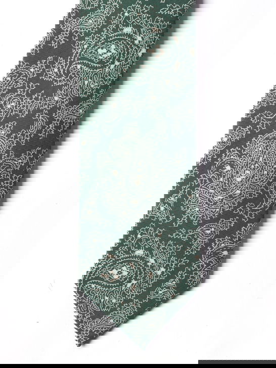 Holliday u0026 Brown Cravatta Holliday & Brown Twill Verde Prezzo basso