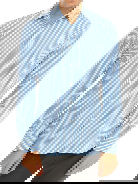 Xacus Camicia Xacus Taylor Active Bianco-Azzurro Only for today