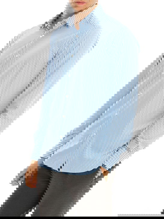 Xacus Camicia Xacus Taylor Active Bianco-Azzurro Only for today