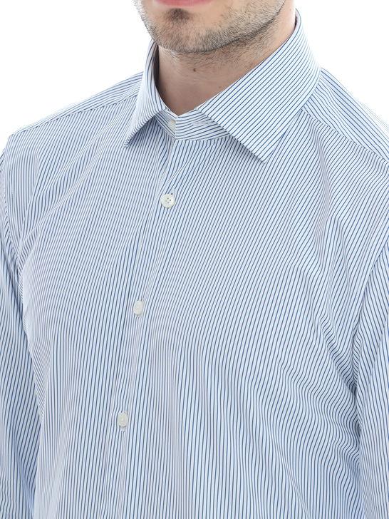 Xacus Camicia Xacus Taylor Active Bianco-Azzurro Offerta speciale della fabbrica