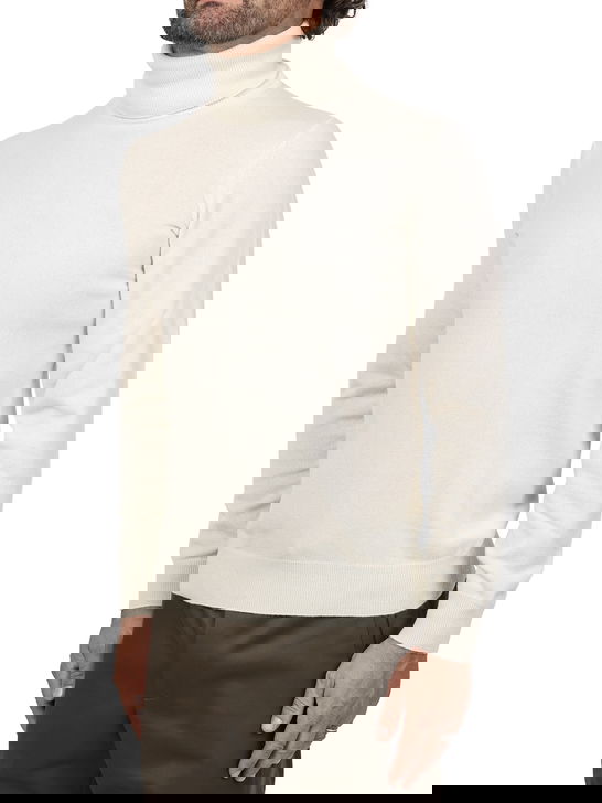Kangra Maglia Kangra Cashmere Bianco Super sconto