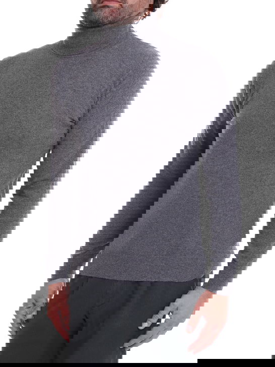 Kangra Maglia Kangra Cashmere Grigio Trasporto libero internazionale