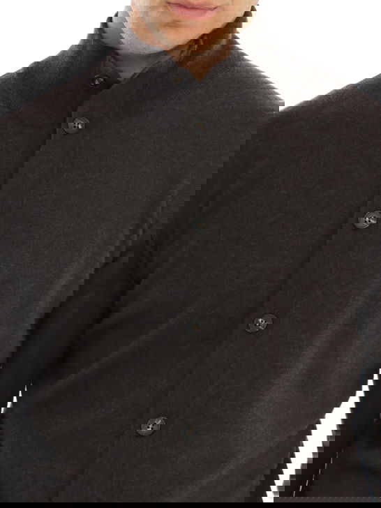 Kangra Cardigan Kangra Geelong Grigio Marrone Duty-free