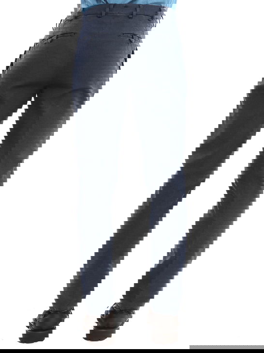 Devore Incipit Pantaloni Devore Incipit Melange Blu Consegna Veloce