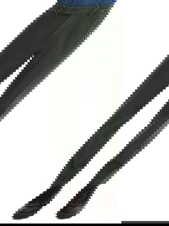 Devore Incipit Pantaloni Devore Incipit Fustagno Verde Fino Al -60%