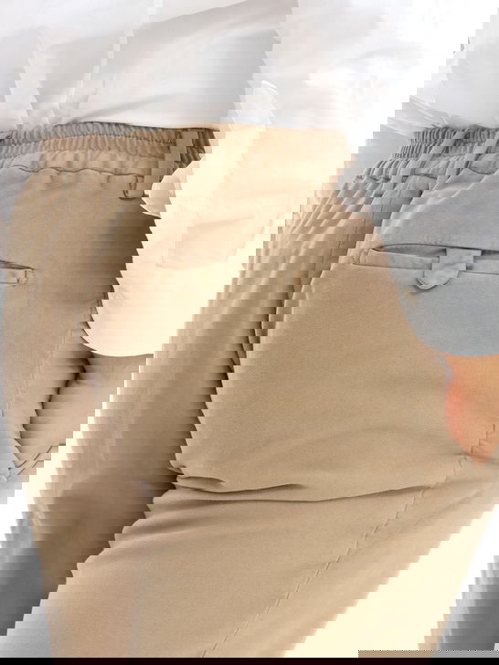 Devore Incipit Pantaloni Devore Incipit Fustagno Beige Affare Del Giorno