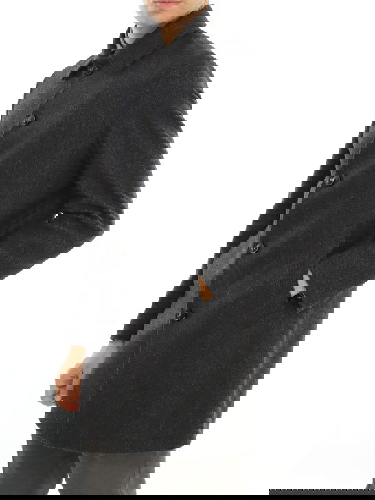 Sartoria Latorre Cappotto Sartoria Latorre Spinato Grigio Prezzo Ridotto
