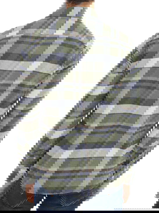 Bastoncino Camicia Bastoncino Check Verde Saldi
