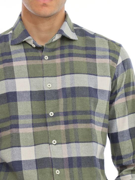 Bastoncino Camicia Bastoncino Check Verde Saldi