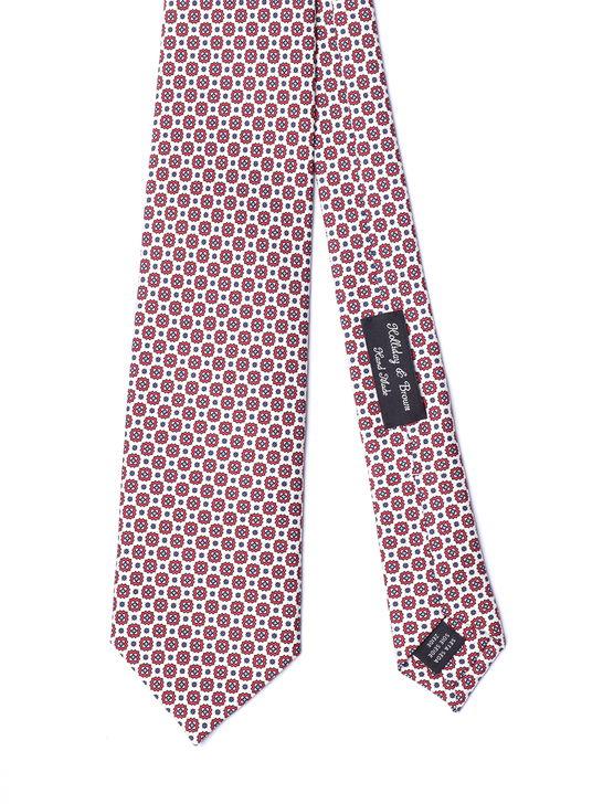 Holliday u0026 Brown Cravatta Holliday & Brown Twill Bianco Vendite Flash