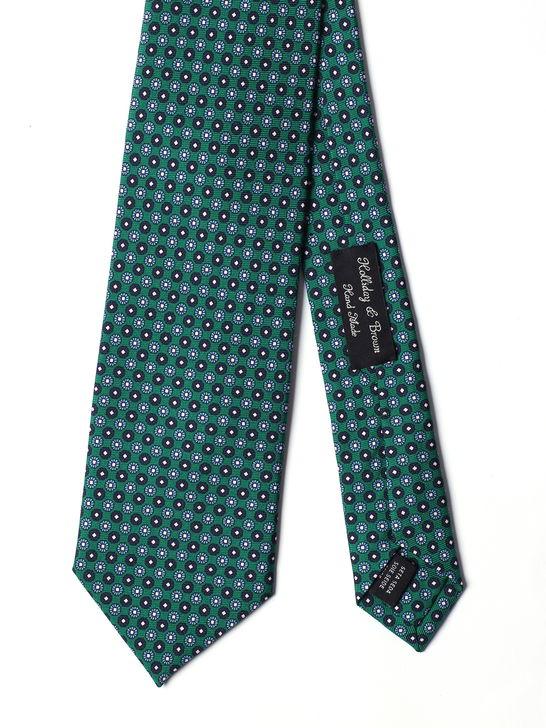 Holliday u0026 Brown Cravatta Holliday & Brown Twill Verde Spedizione gratuita