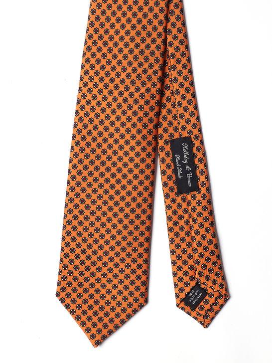 Holliday u0026 Brown Cravatta Holliday & Brown Twill Arancione Sconto di tempo limitato